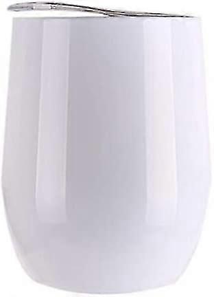 Brew 350ml, Double Wall Stainless Steel, Vacuum Insulated Travel Mug With Splash Proof Lid, Bpa Freewhite1pcs