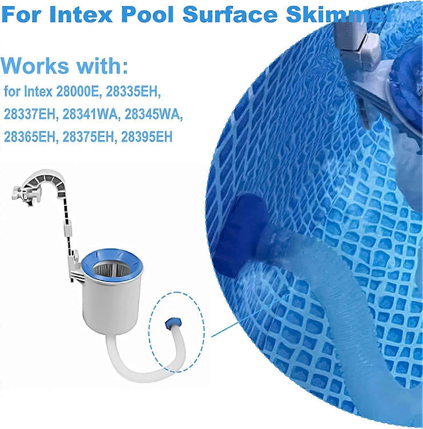 Intex 豪华壁挂式表面撇渣器,适用于 25016 地上泳池套件