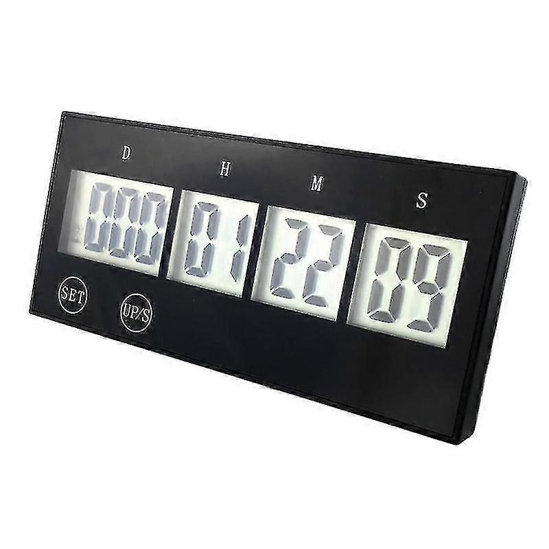 Retirement Countdown Clock, Up To 999 Day Countdown Timer, Black