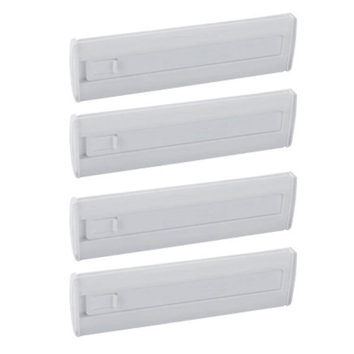 1/2/4/6 Pcs Adjustable Drawer Storage Divider Retractable Clear Expandable Classification Separator