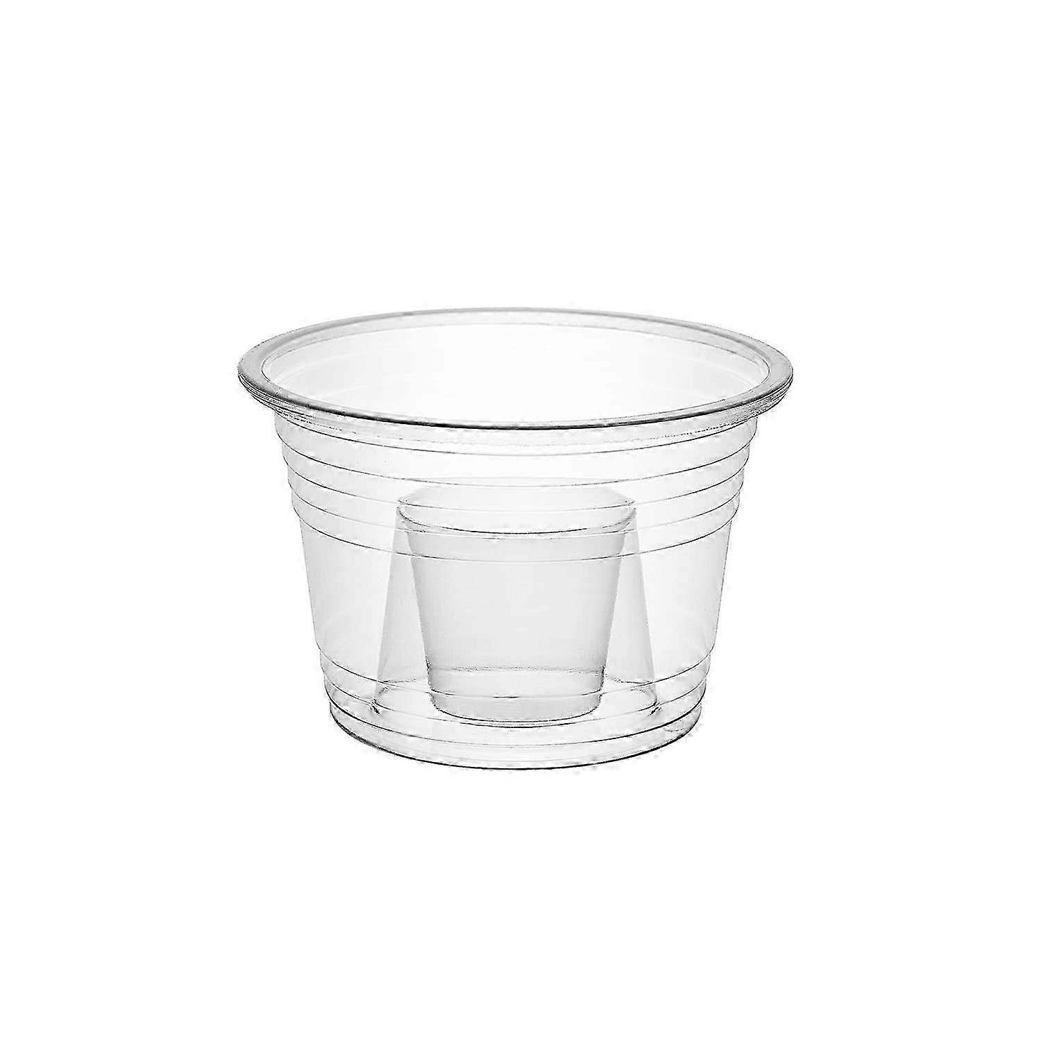 Soft Plastic Bomber Cups, 3oz, 100-Pack, Jager Blaster Power Bombs, Clear