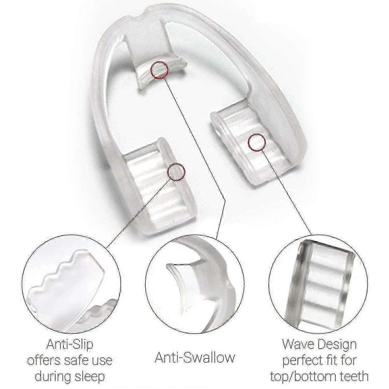 アンチ歯研削歯科ガード - 使用する準備ができて - 沸騰や成形、スリムで滑らかで快適な上下の顎のための作品は、痛みとCorrを和らげます