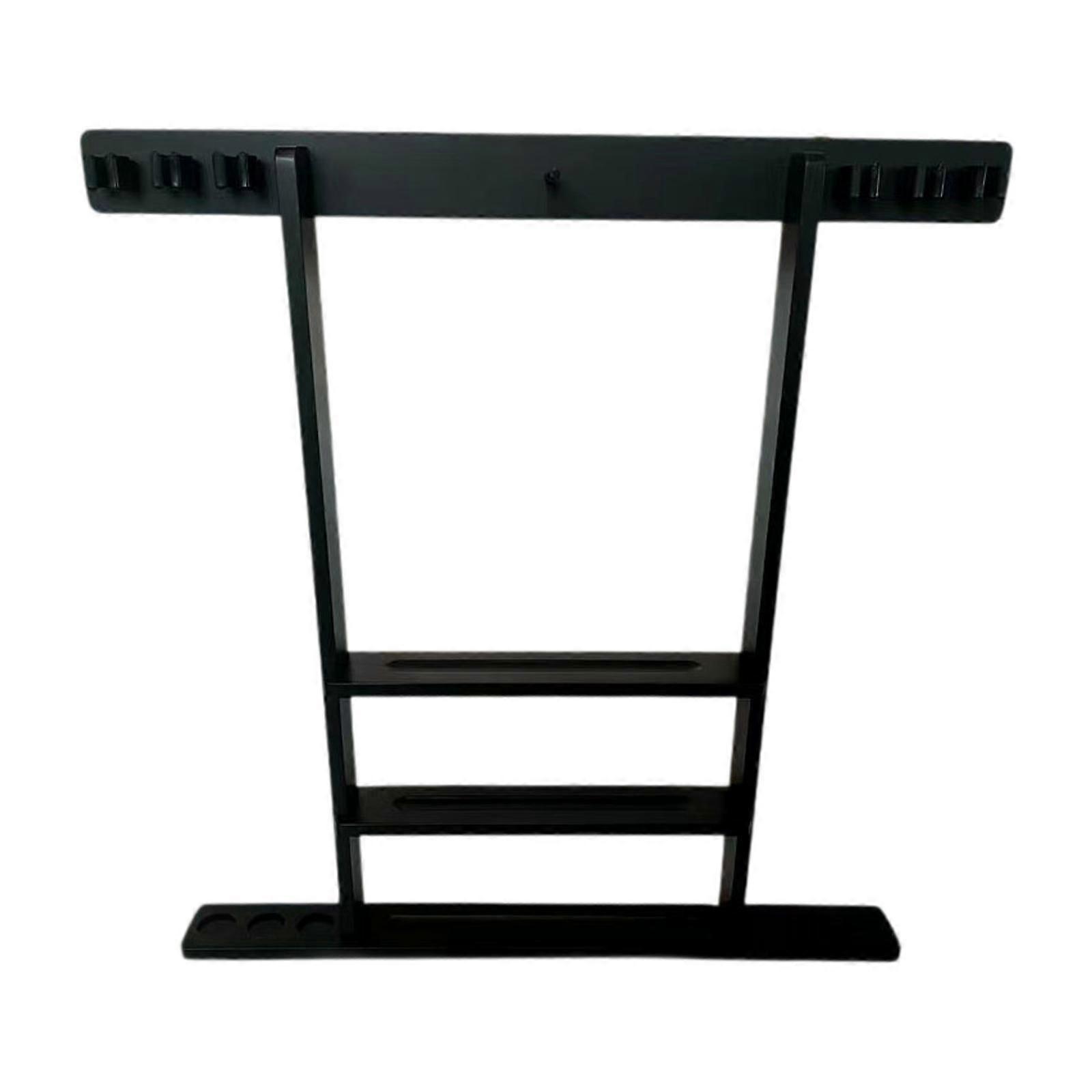 Wall Mount Pool Stick Holder Pool Cue Stand for Bar Man Cave Billiard Player