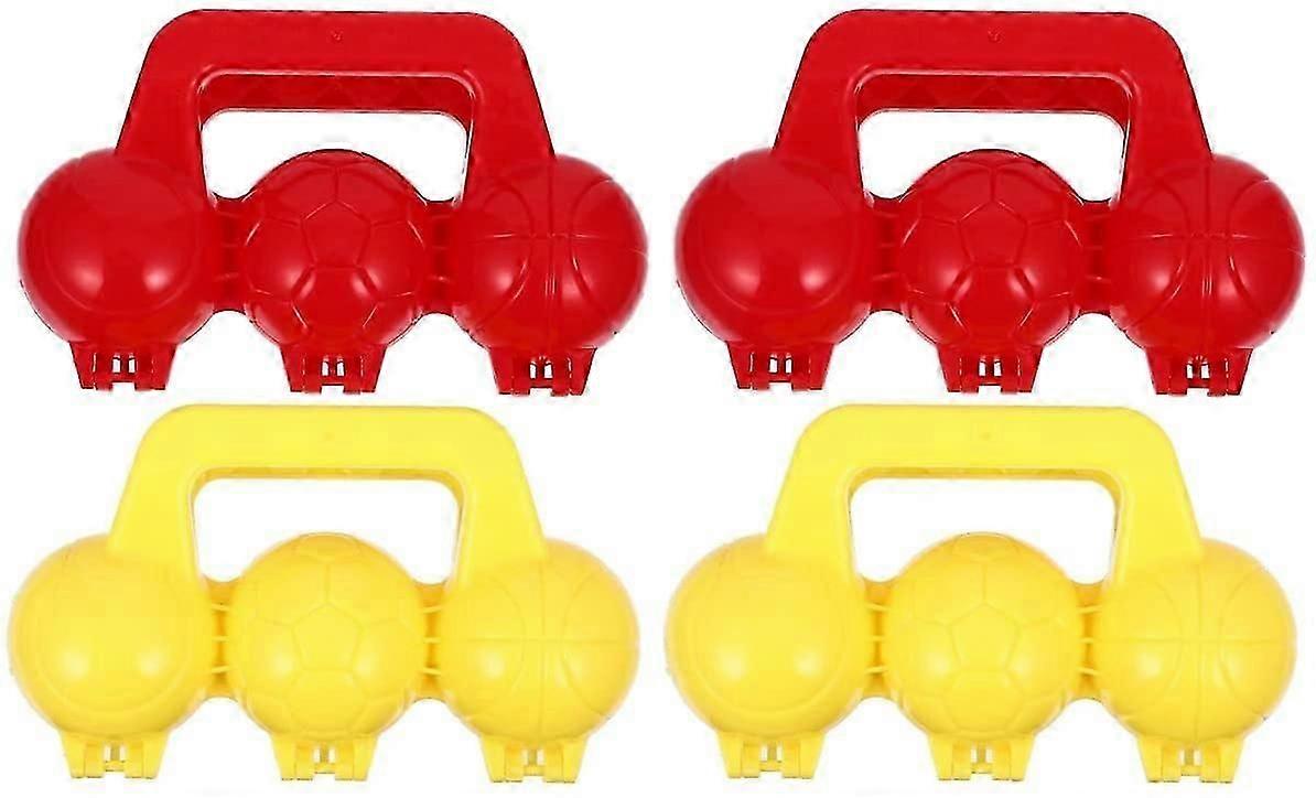 Set of 4 handy snowball tongs