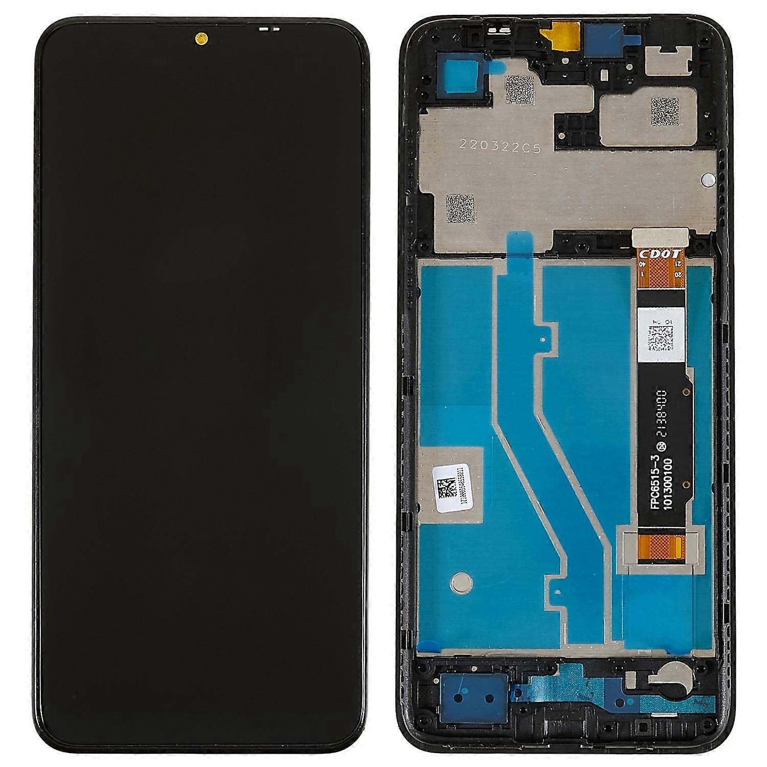 For TCL 30 SE/30E Grade C LCD Screen and Digitizer Assembly+Frame Part (Without Logo)