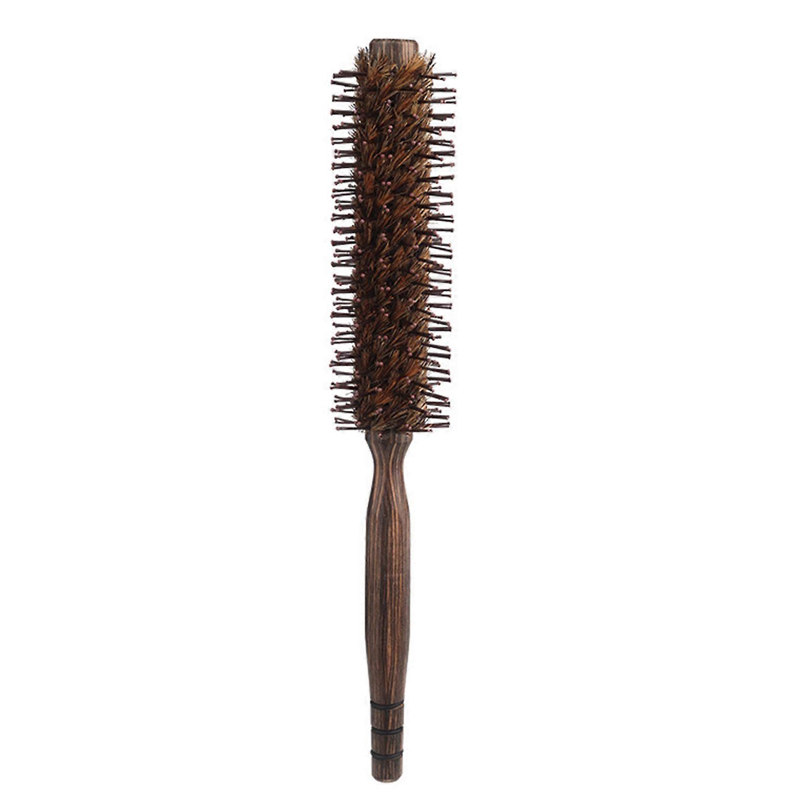 Soft Round Bristle Brush Styling Hairbrush Practical Comb Suitable for Blow Drying and Styling Short Thin Fine Hair