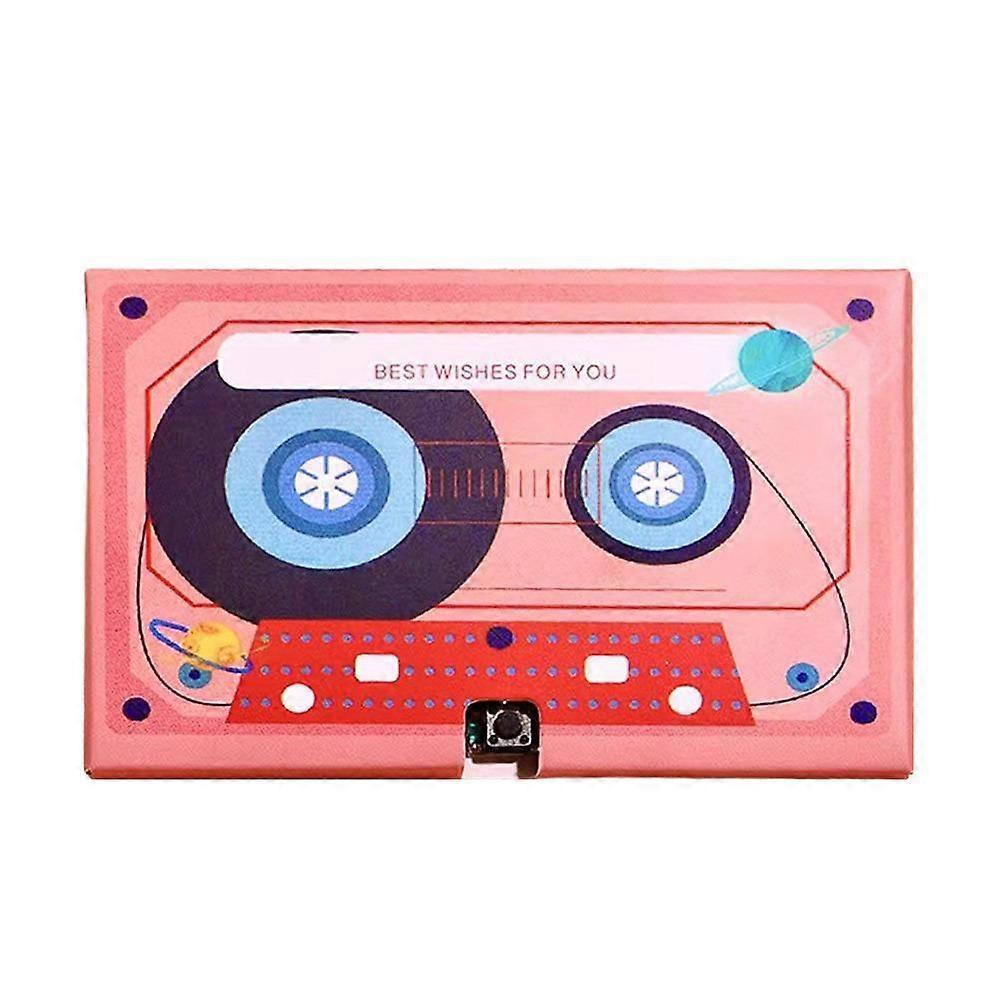 Personalized Cassette Tape Greeting Cards 60 Seconds Congratulation Cards Festival Birthday