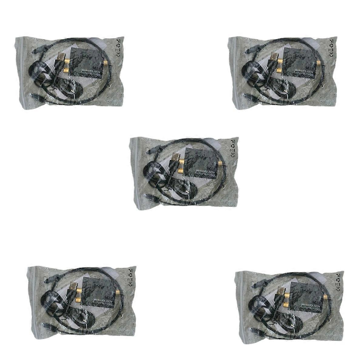 5X Digital Optical Coaxial Toslink Signal to Analog Audio Converter Adapter SV