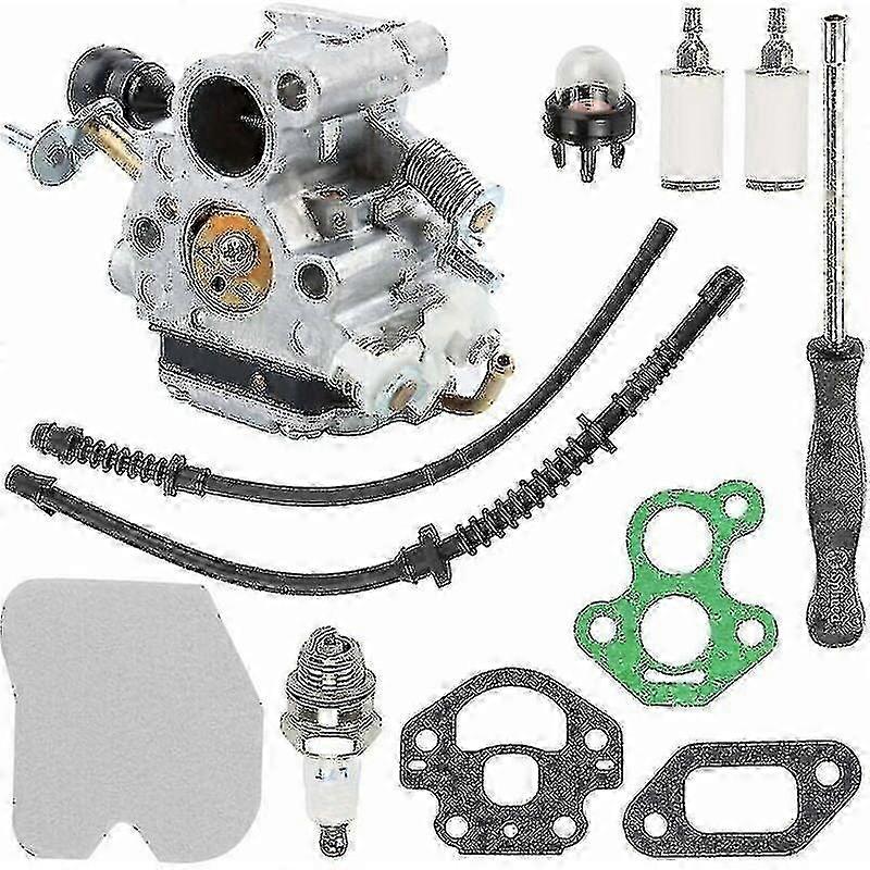 Carburetor Kit Compatible with Husqvarna 435 435e 440 440e Chainsaw Jonsared Cs410 Cs2240 Cs2240s Re