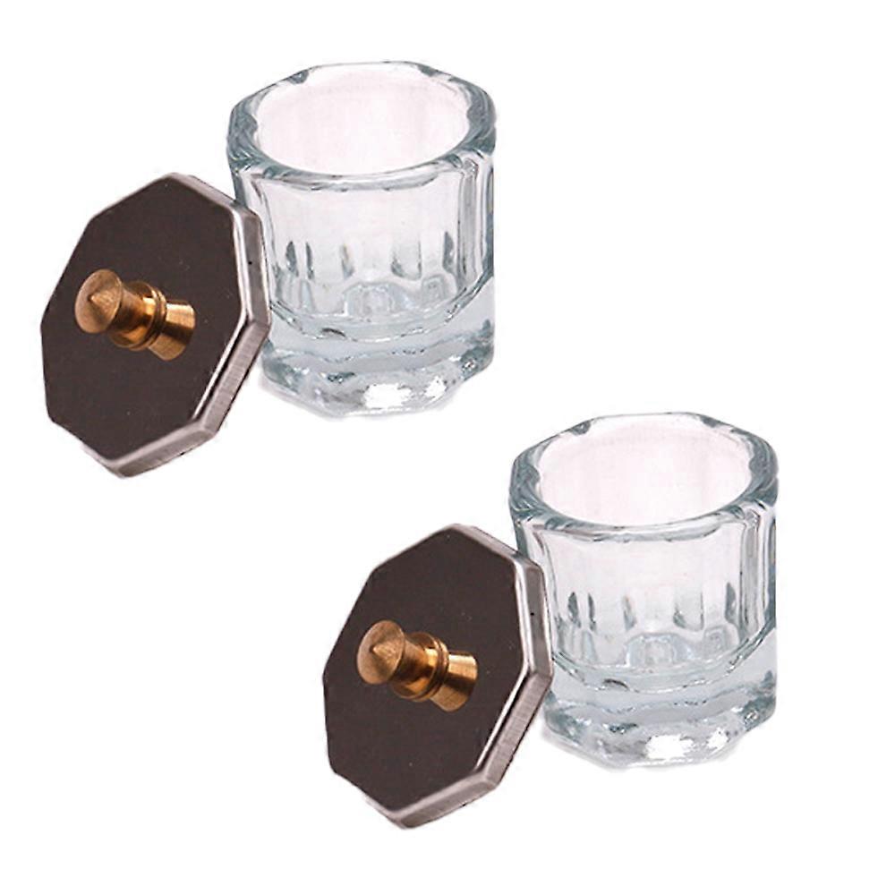 Artistic Expression Meets Durability, Crystal Glass Dappen Dish With Clear Design For Accurate Mixing And Compact Size For Easy Handling, High