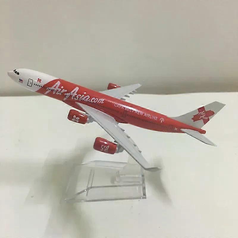 16cm エアアジア エアバス A340 飛行機模型飛行機 ダイキャストメタル 1/400スケール 飛行機