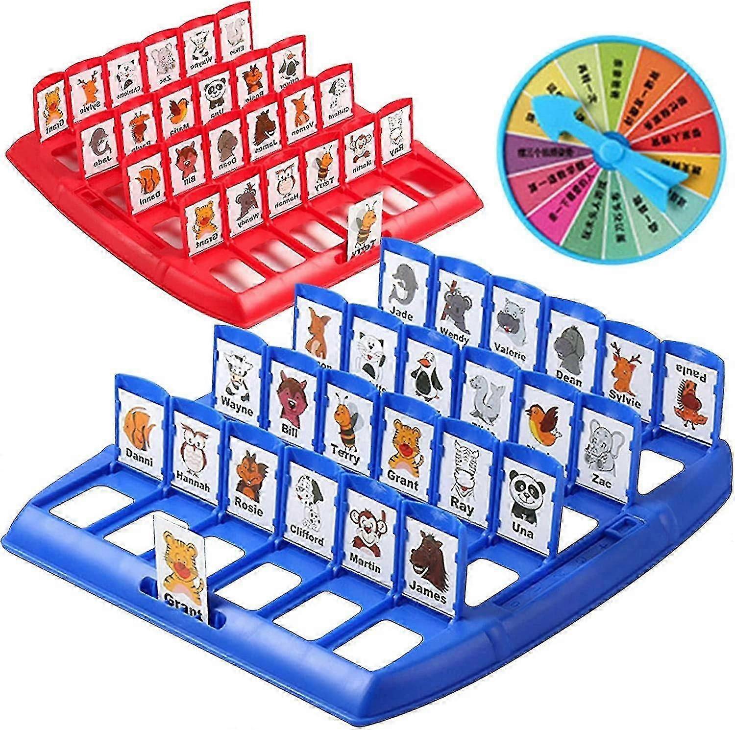 Family Guessing Game, Instructional Who Am I Card Game, Gusee Game Intellectual Logical Thinking Preschool Game for Indoors Family Friends Party