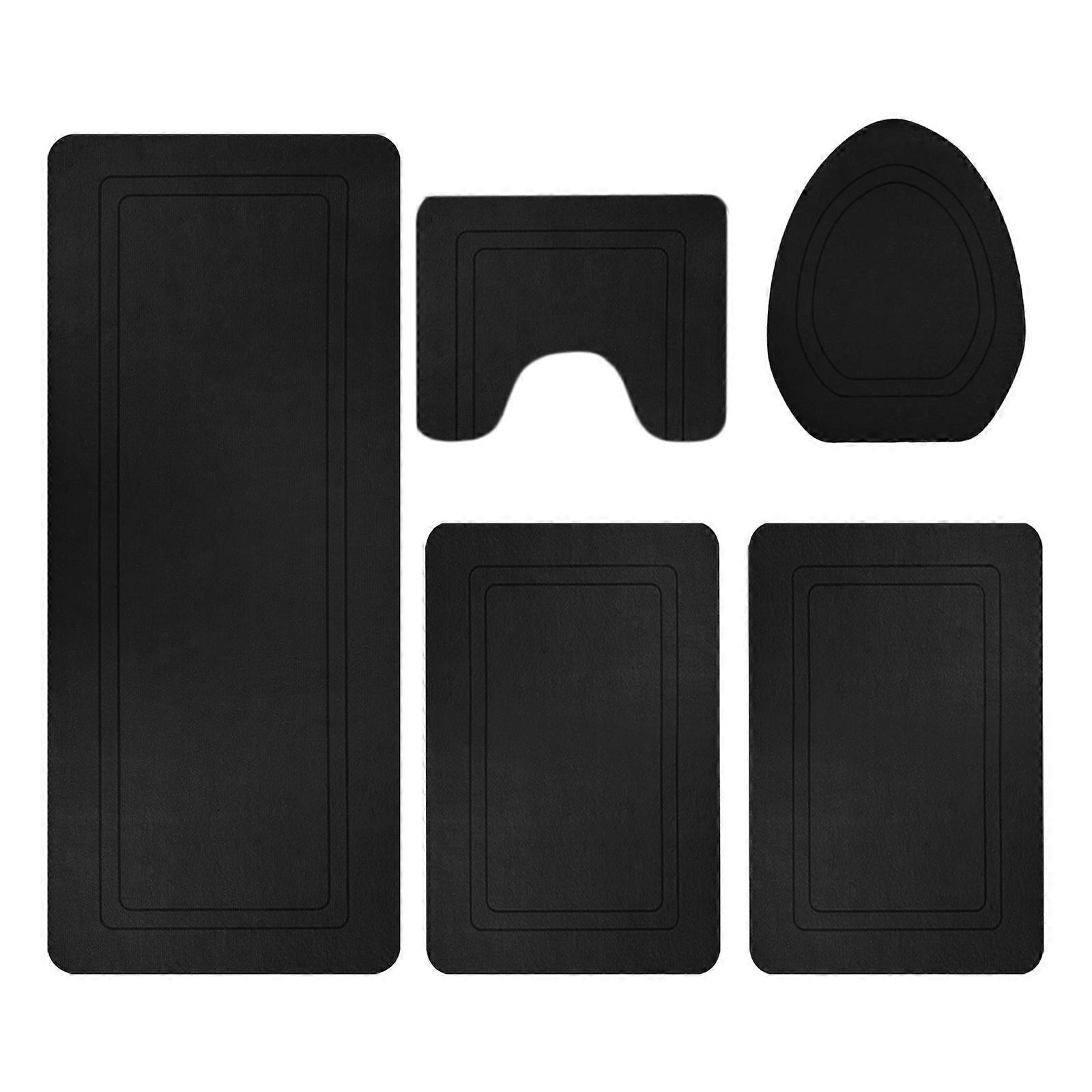 5PCS / Set Tapis de salle de bain
