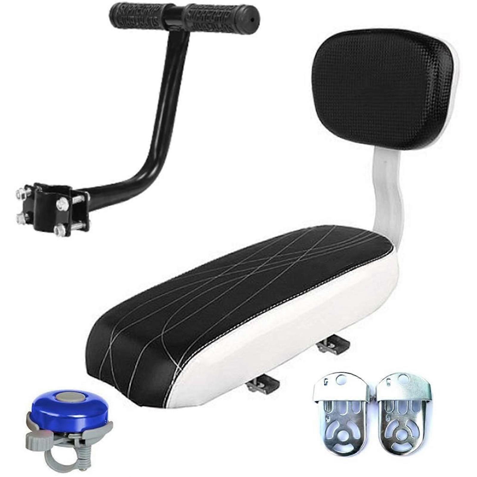 Bicycles Rear Seats Cushion Set Bicycles Back Seats Soft Child Seats Back Rest Seats with Handle Armrest Footrest Pedal