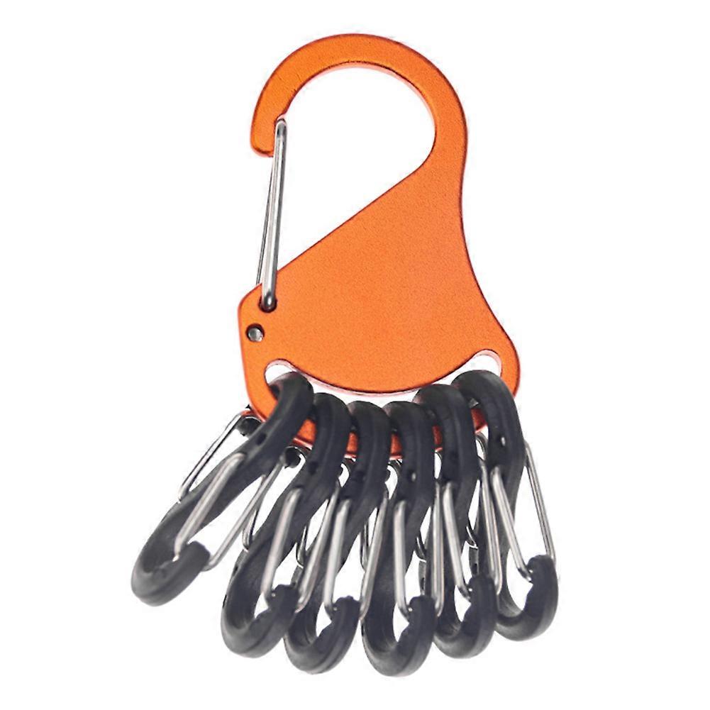 Yellow Securely secure keys and gadgets Mini plastic keychain