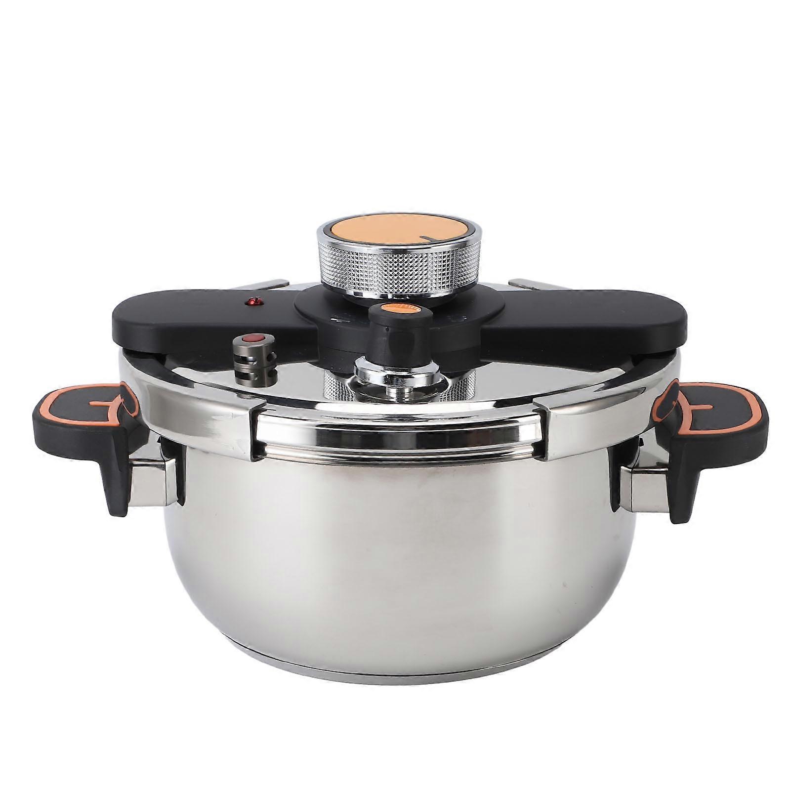 Professional Pressure Cooker, Efficient, Fast and Even Heating, Non-Stick, Large Capacity, 304 Stainless Steel, for Kitchen and Home, 5L