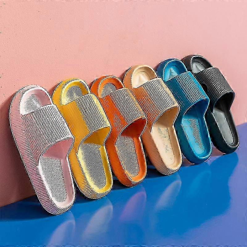 Platform Beach Sandals Quick-Dry Summer Slides Unisex Slippers for Pool & Beach