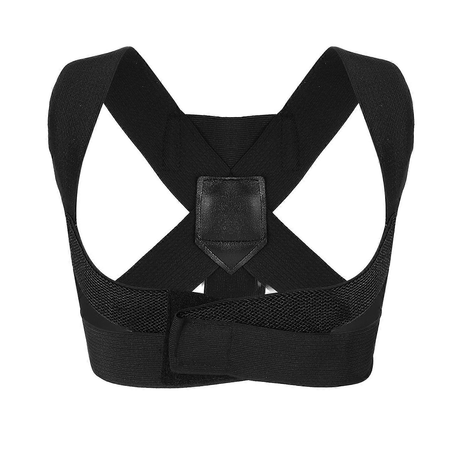 Adjustable Posture Corrector For Neck Shoulder And Upper Lower Back Pain Relief Breathable Neoprene One Size Black