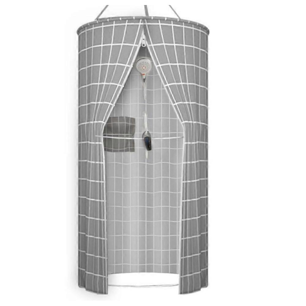 غطاء حمام دائري خيمة حمام منزلي عزل سميكة للبالغين دافئ الشتاء دش ستارة خيمة مقاومة للماء