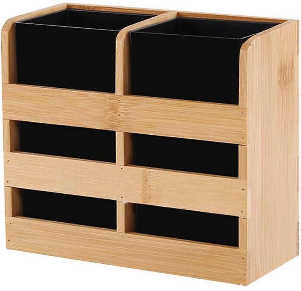 Wooden Multifunction Cutlery Rack for Kitchen Utensil Storage