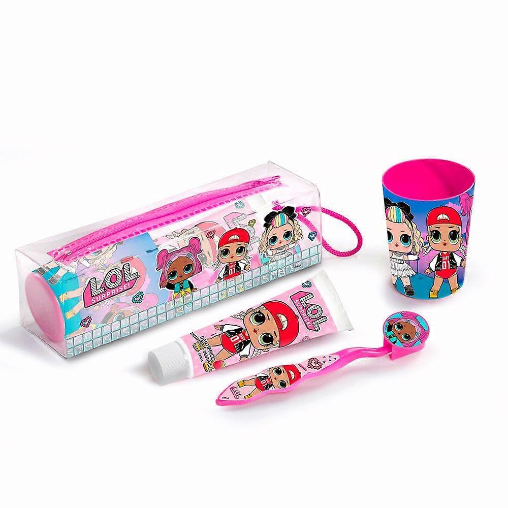 Cartoon L.O.L SURPRISE brush set, paste, mug