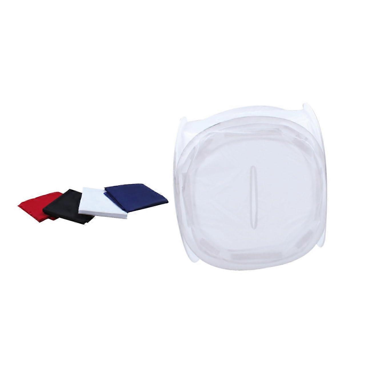 Small Cube Light Photo Studio Tent 1 Pc Foldable Photography Booth 4 Backdrops Soft Light Box for Home Studio