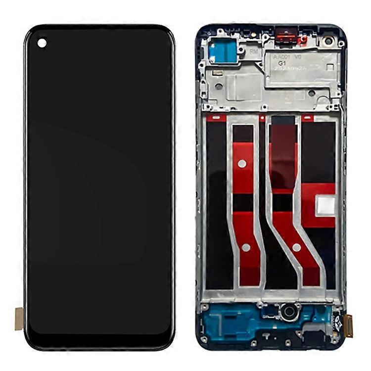 Compatible For Oppo A74 4G / A95 4G Grade C LCD Screen and Digitizer Assembly + Frame Part (TFT Technology) (without Logo)