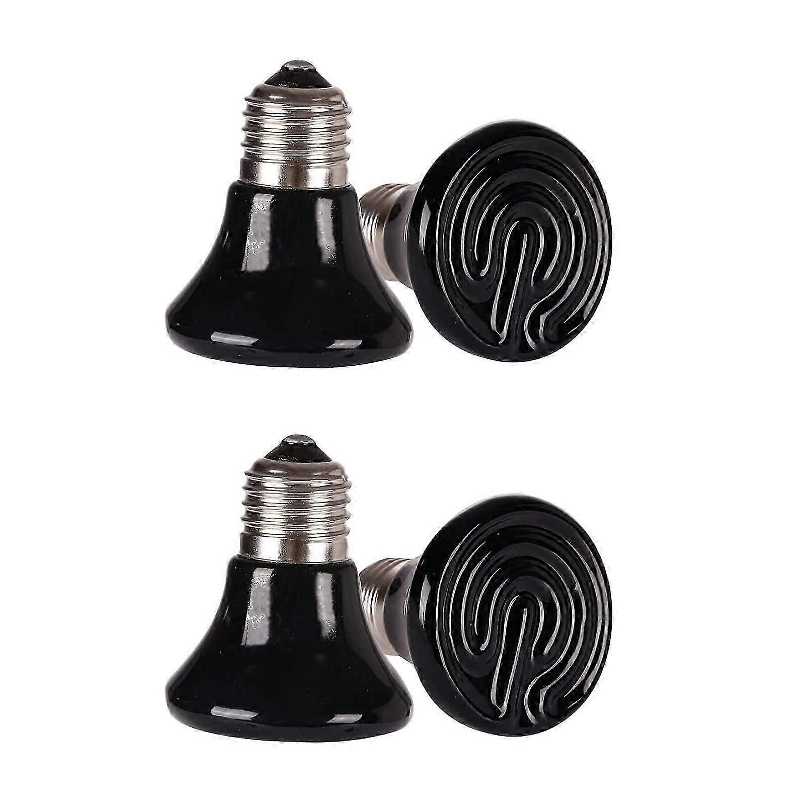 4 Pack Mini Reptile Heat Lamp Bulb for Brooder Coop and Lizard 60MM
