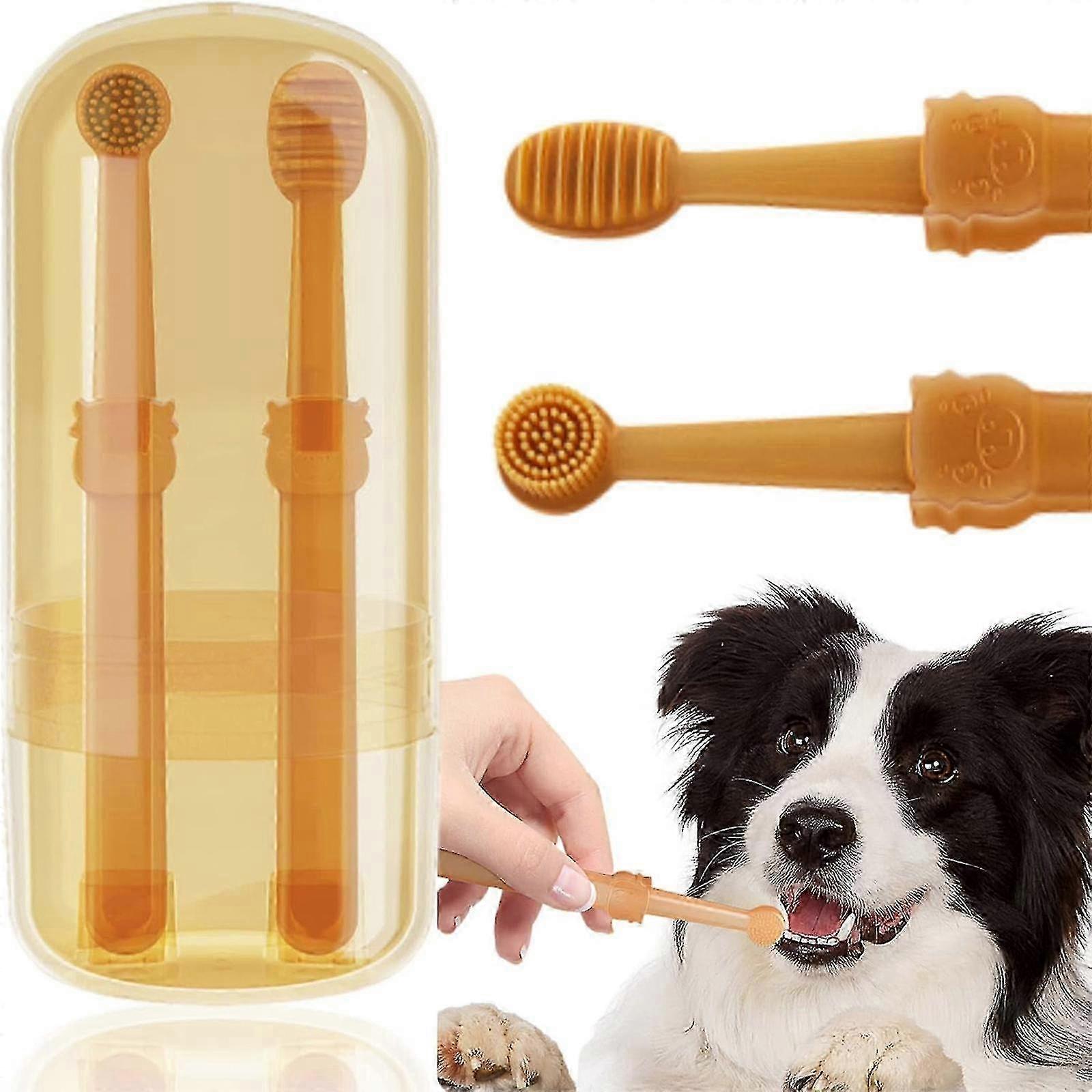 Pet Tongue and Teeth Cleaner - Οδοντόβουρτσα σιλικόνης για σκύλους, γάτες και κουνάβια