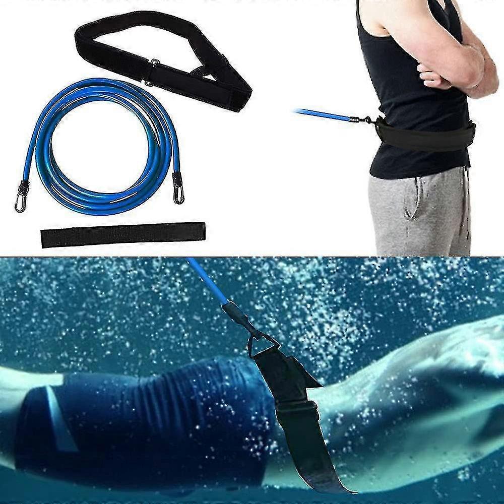 HJyang Piscine Sangle de natation réglable 4m corde élastique natation résistance natation AIZ