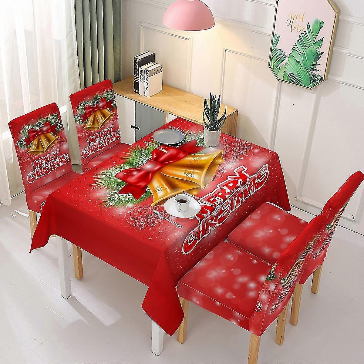 Ny juledug Juledekoration Olietæt og vandtæt rektangulær bryllupsindretningsdug Hjem Nappe De Table