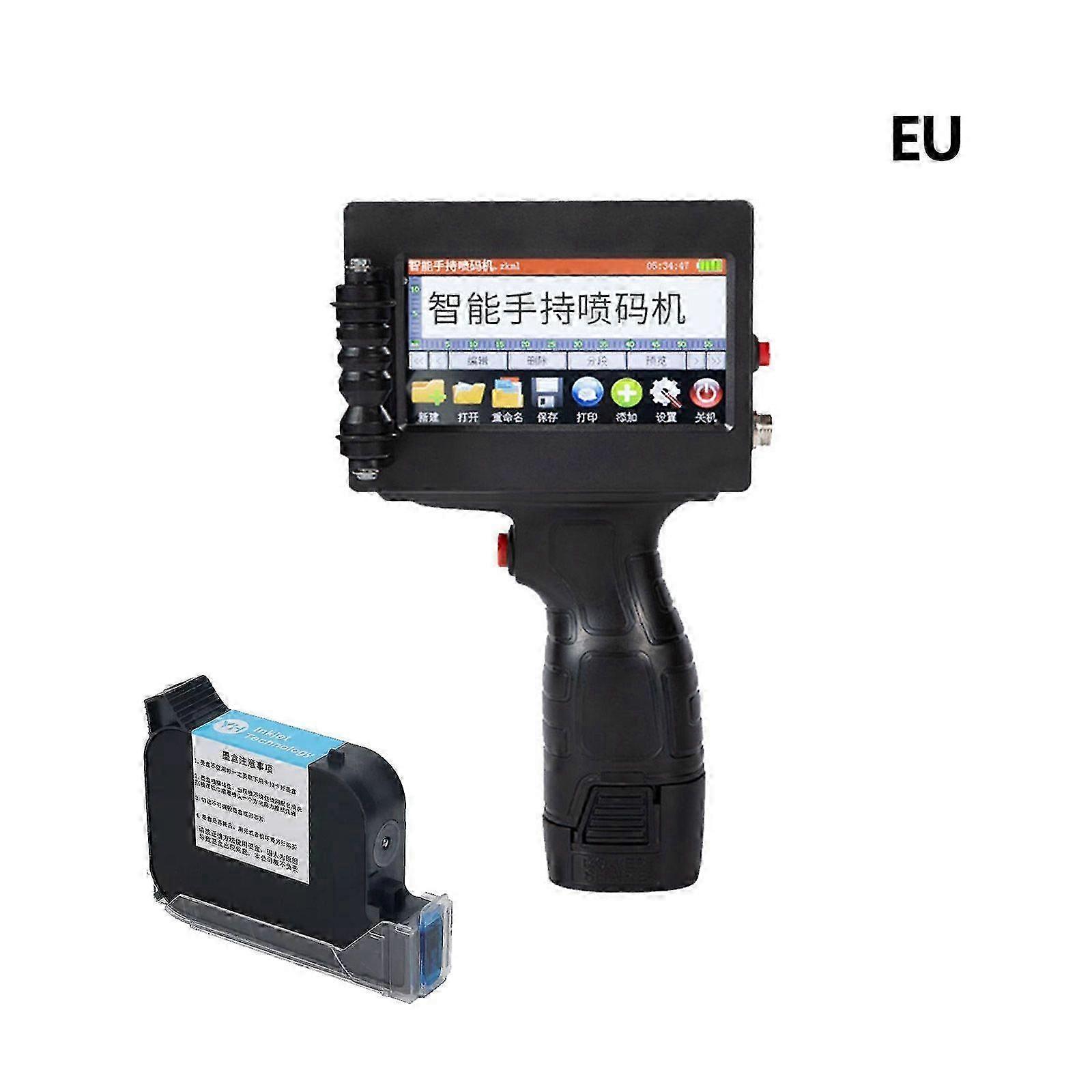 EU-1PC 600DPI 12.7MM/0.5" Handheld Inkjet Printer Portable Inkjet Printer 25 Language10