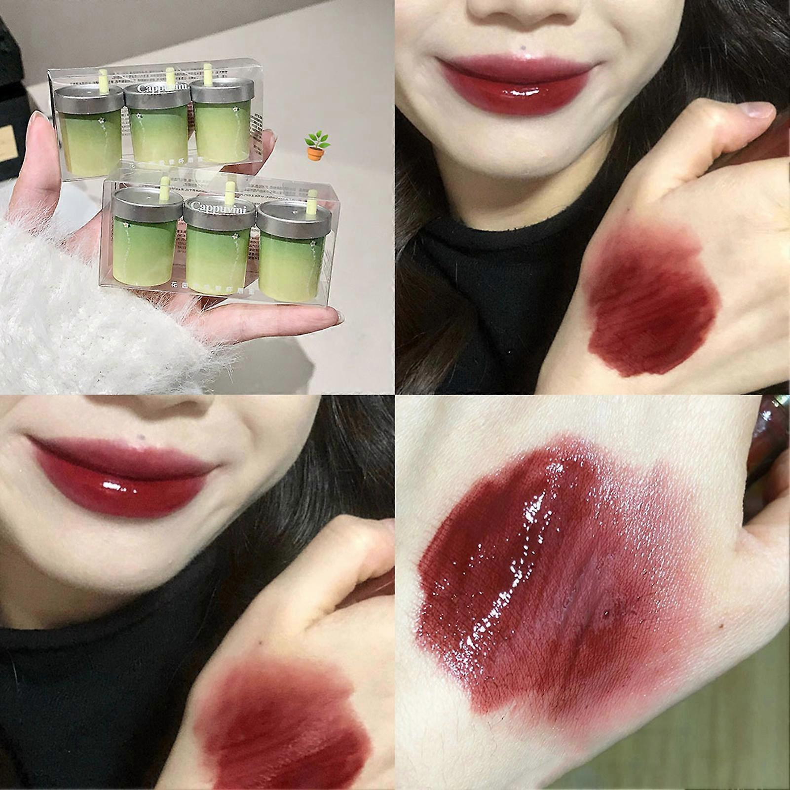 Mirror Non-Fading Lip Mud Smooth Soft Reach Colors Full Lip Mud