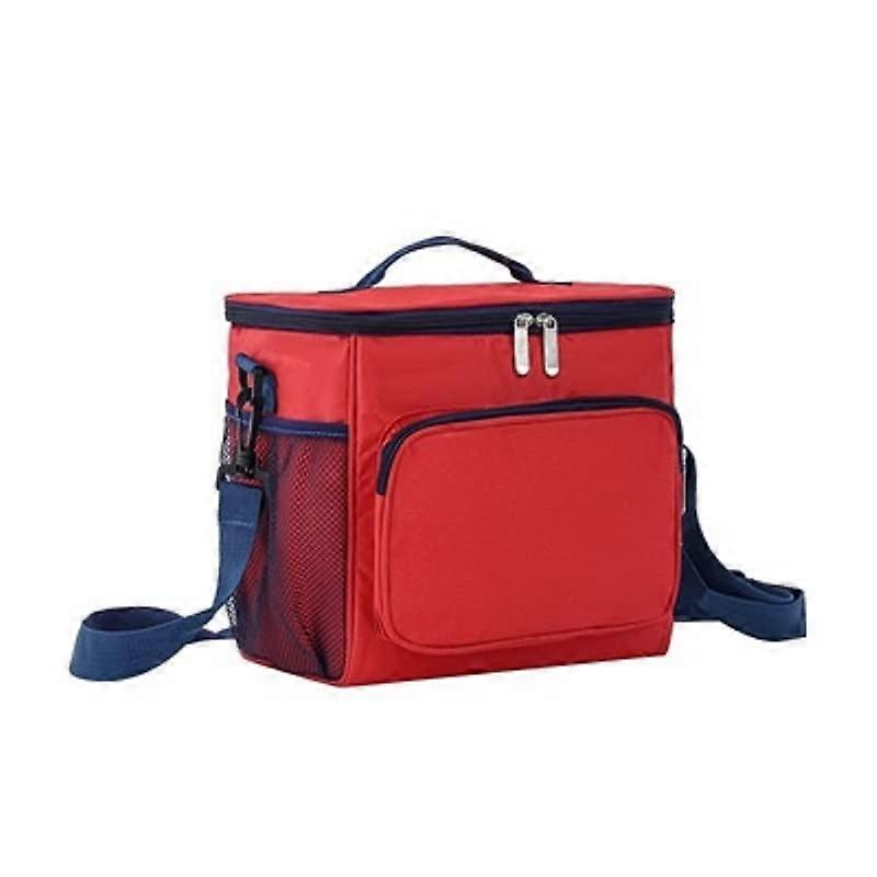 Lunch Tote Bag for Outdoor Picnic, Large Capacity Insulated Bento Bag, Waterproof Storage Bag with Ice Pack (Color: 1, Size: 26x18x23cm)