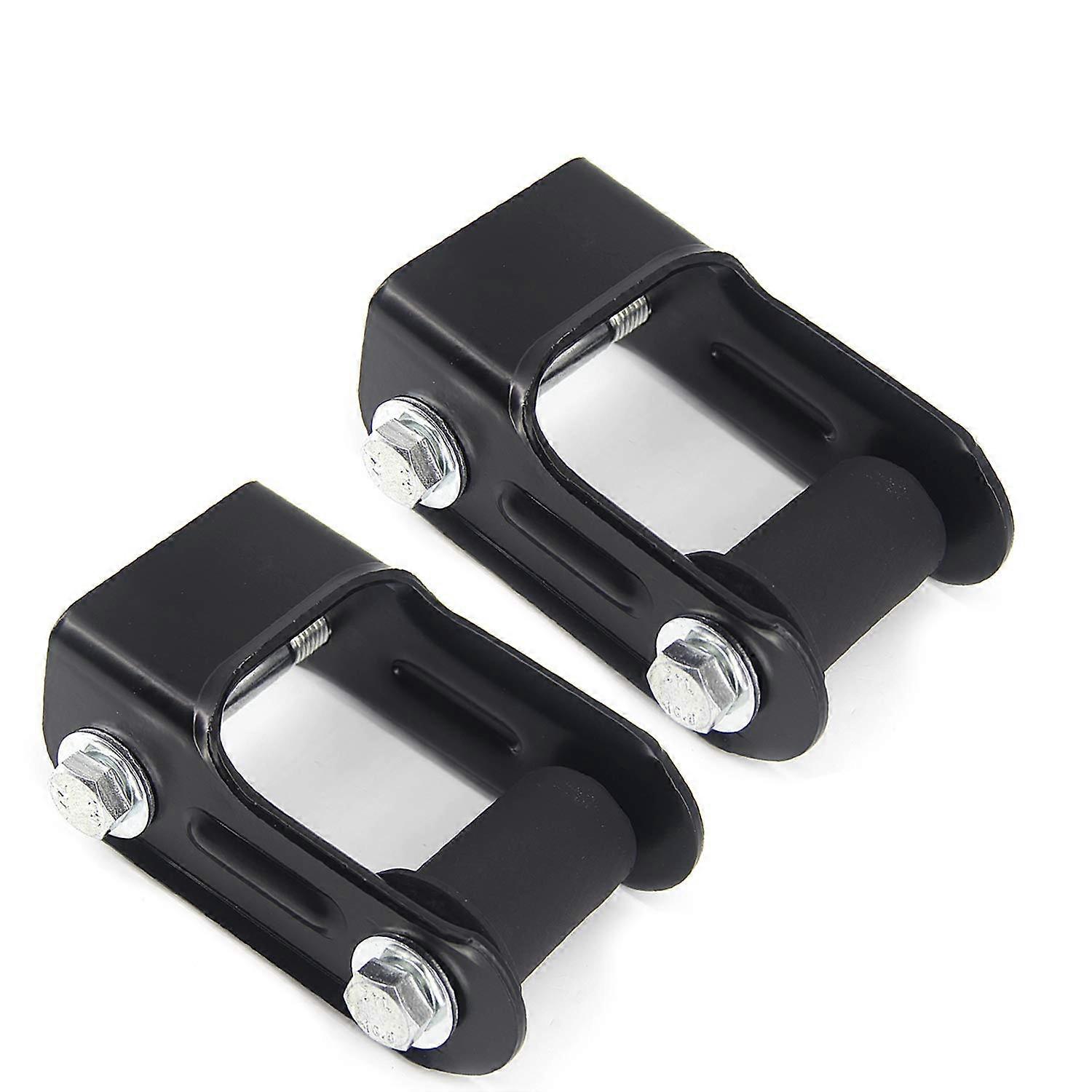 Rear Leaf Spring Shackle Kit Replacement for S10 Blazer GMC Jimmy Sonoma Oldsmobile Bravada Selected Model Replaces 15665302 722028 (2Kits Pack)