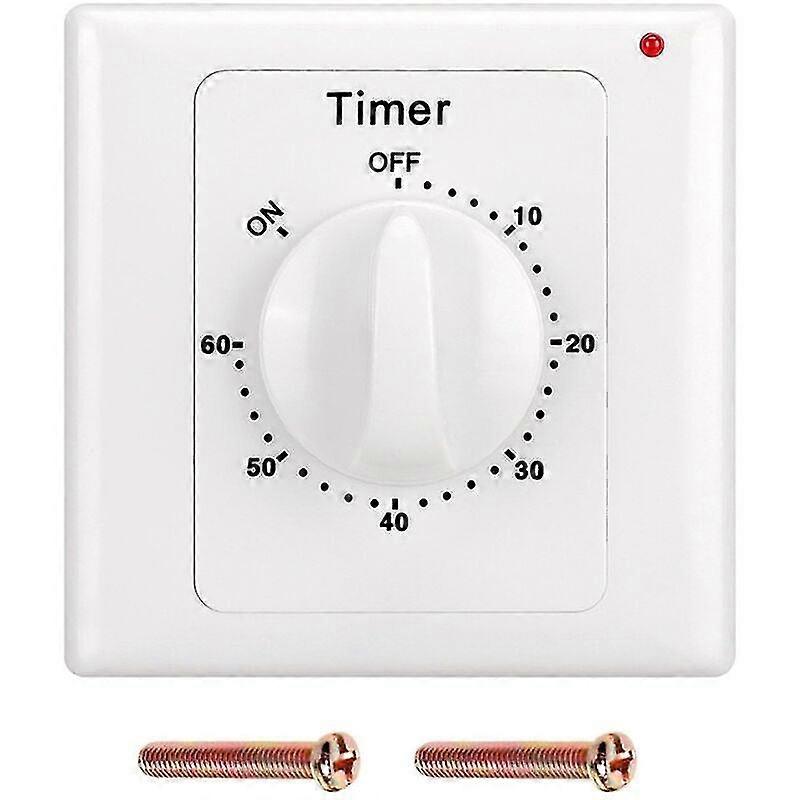 AC 220V High Performance Pump Timer Switch Electronic Control Mechanical Countdown Socket Time Switch-60min