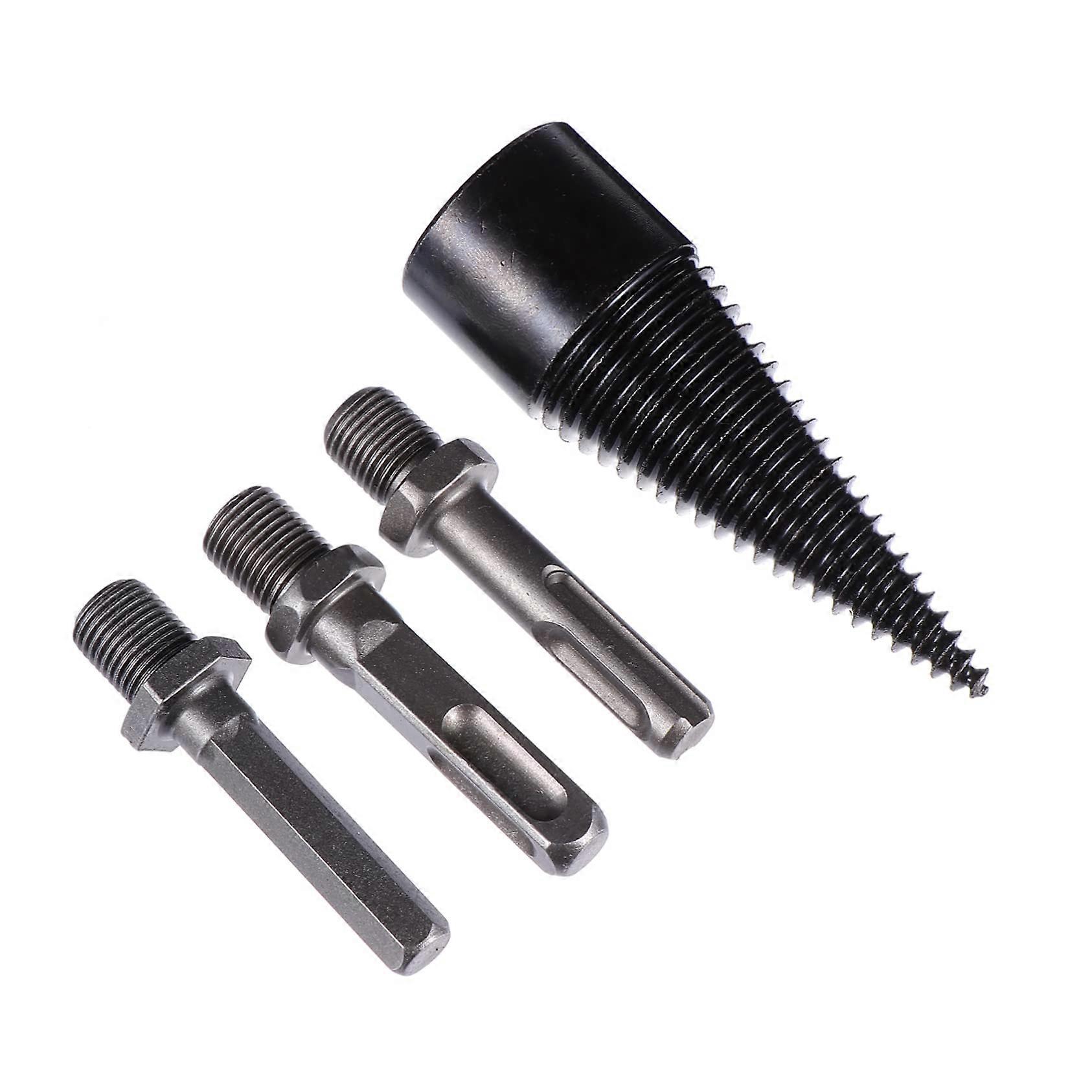 Wood Chopping Bit 25mm Wood Splitting Drill Bit for Log Splitter Compatible with Standard Electric and Manual Drills