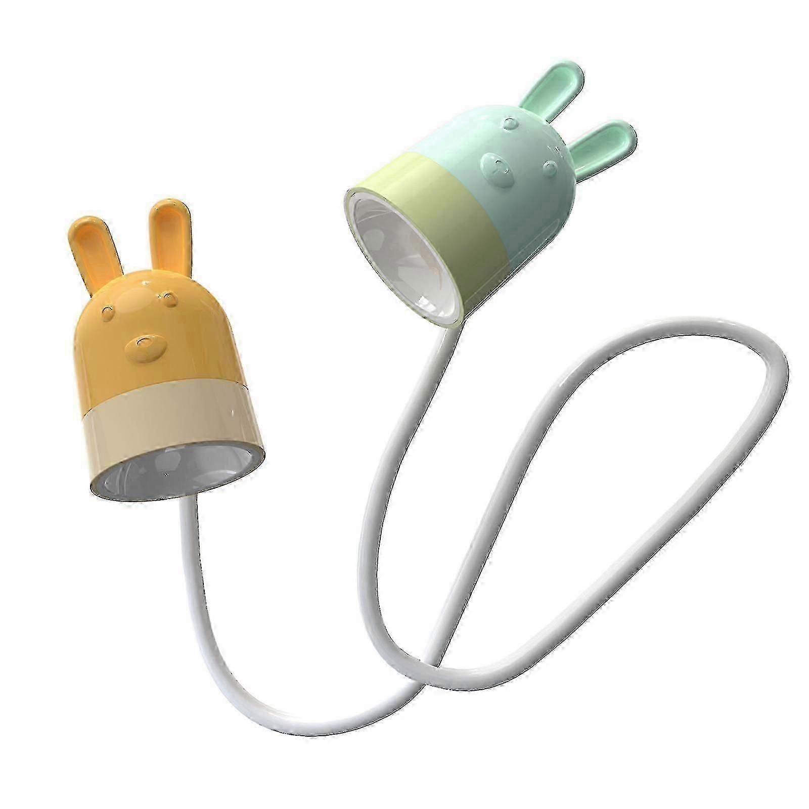 Kids Reading Light, Cute Book Lights For Reading In Bed, Led Neck Reading Light Bendable Headboard Light