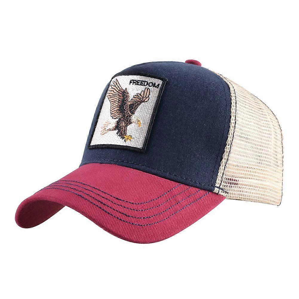 Animal bird mesh trucker hat snapback square patchbaseball caps