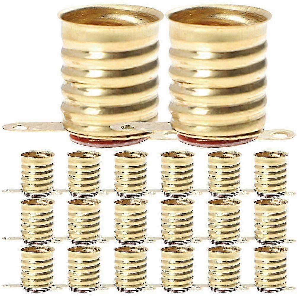 50pcs Lamp Base E10 Lamp Socket Mini Led Bulb Socket For Electrical Test Diy A-G