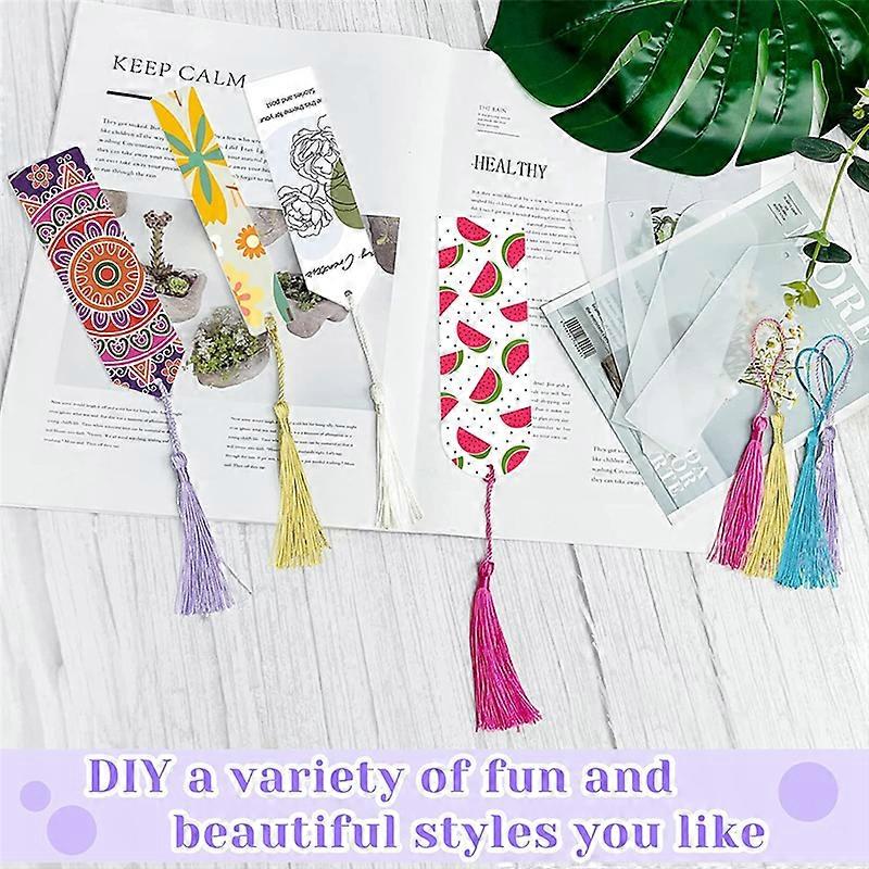 73Pcs Acrylic Bookmarks Blanks,Sublimation Acrylic Book Markers