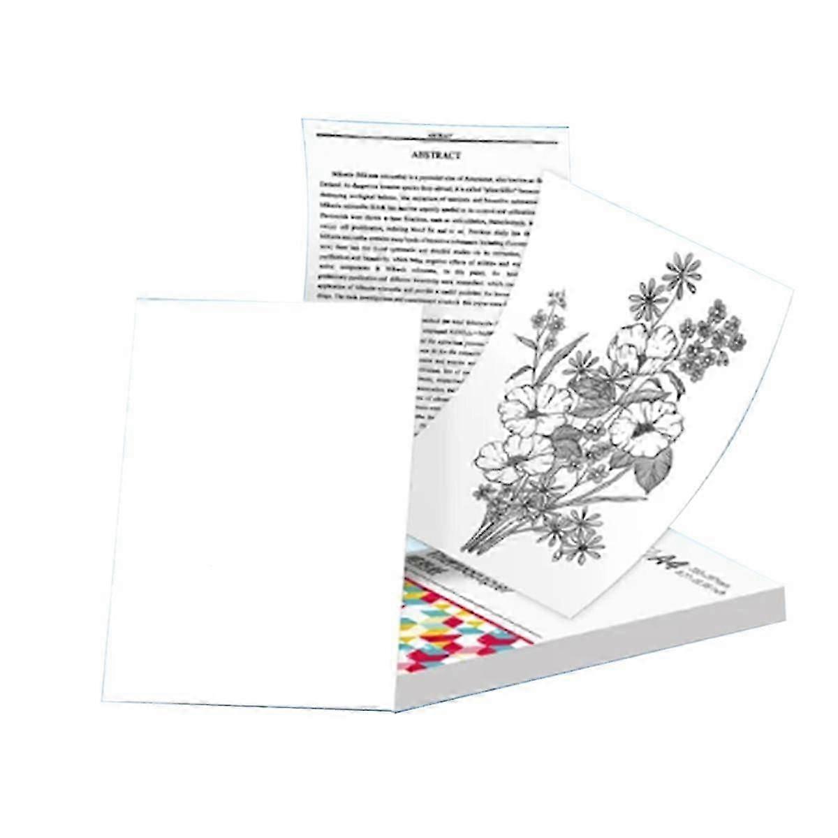 100 Sheets for A4 Thermal Paper M08F Printer QuickDry Continuous Thermal Paper Documents Study Notes