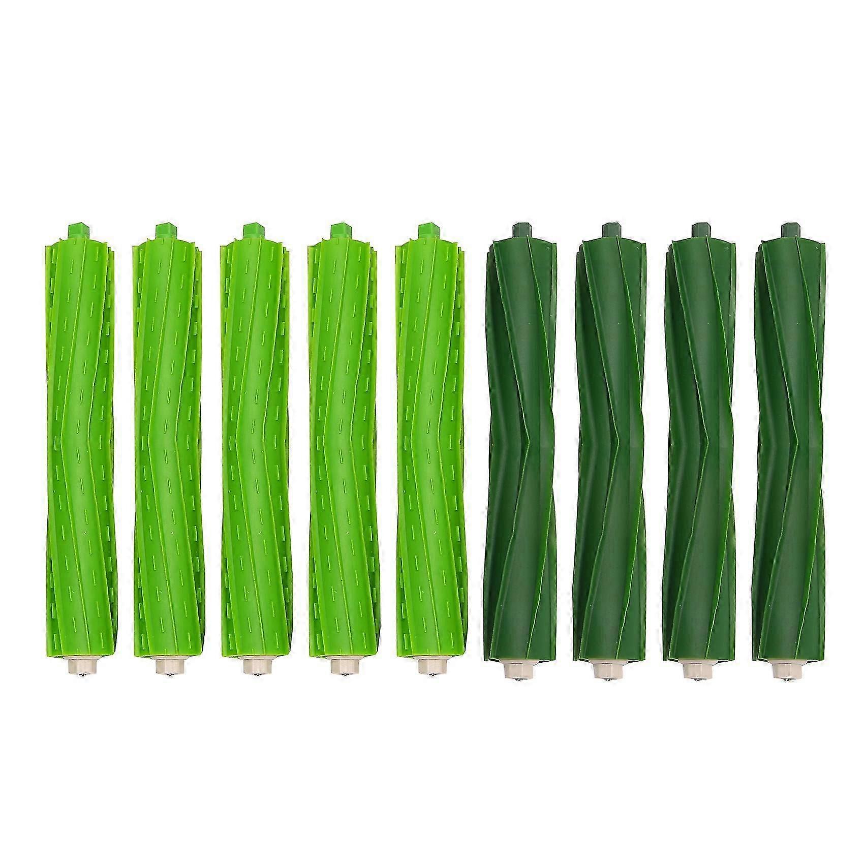 Set of 4 Multi-Surface Brush Rollers Compatible with iRobot Roomba I&E Series Vacuums