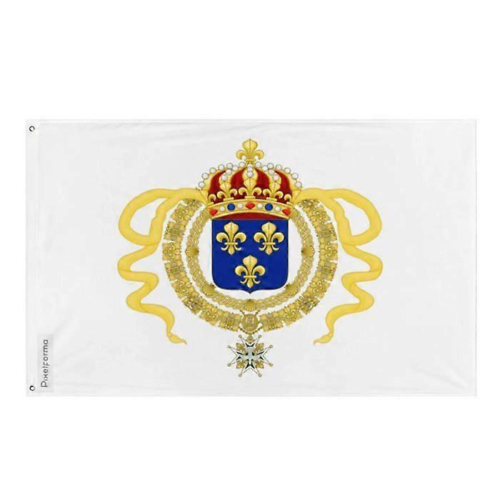 Flag of New France – 90 x 150 cm – Polyester – Iron grommets – Durable