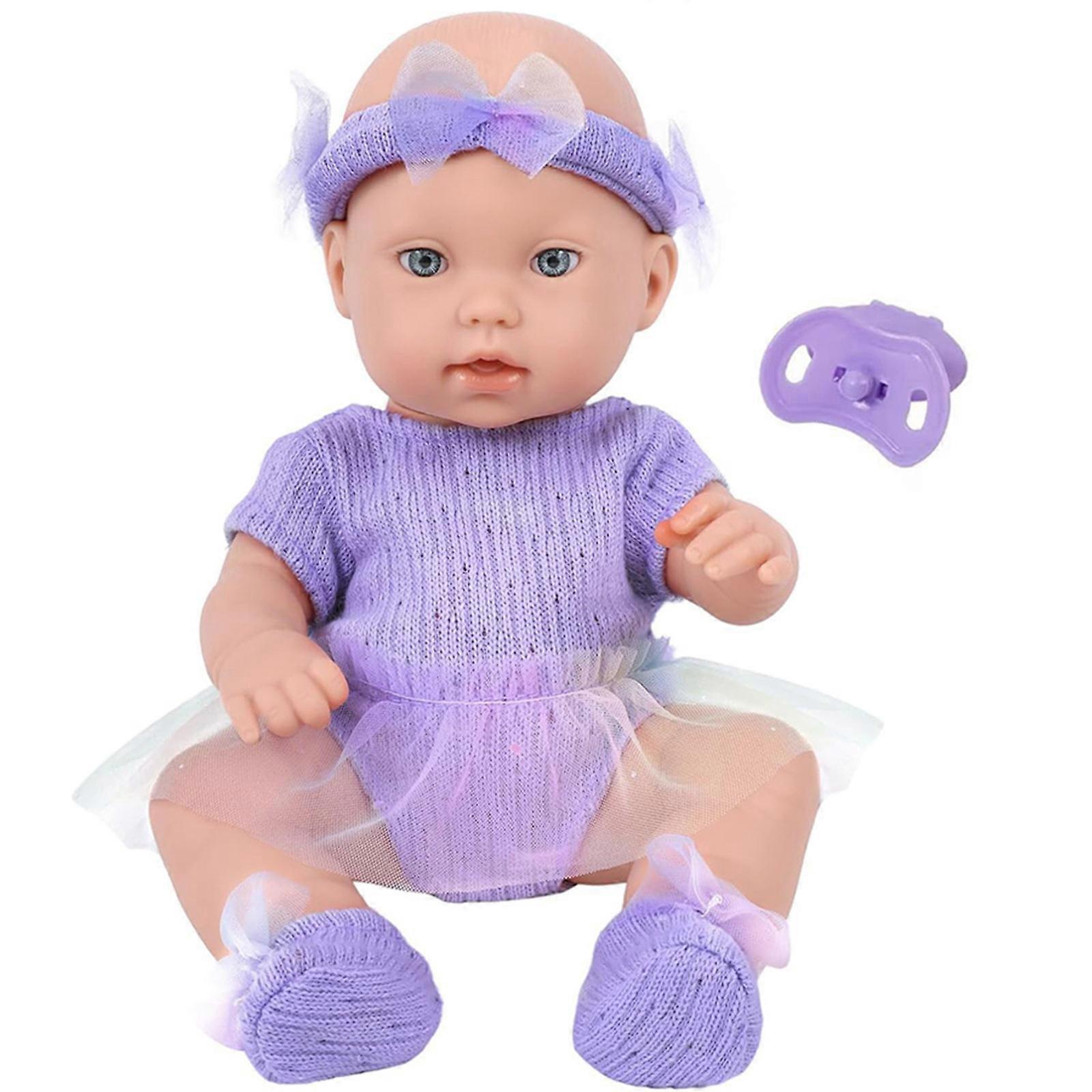 Baby Doll Toy Set Realistic Design Poseable Reborns Toy with Accessories That Looks Real for Child Pretend Play 12Inch