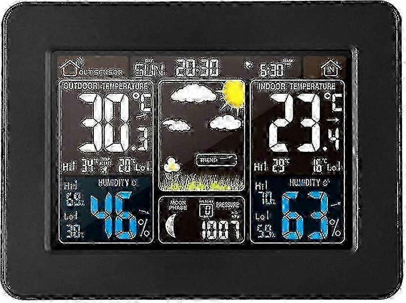 Wireless Weather Station With Alert And Temperature/Humidity/Barometer/Alarm - Compatible with Various Brands