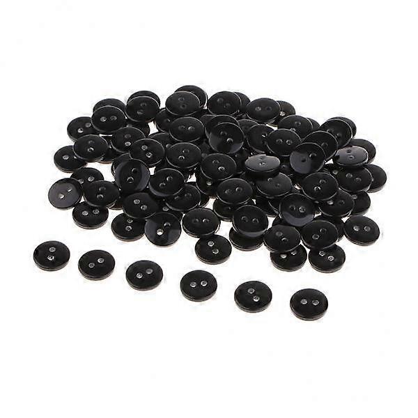 2-3 of pack 100 Candy color two-Holes Round Resin Button for Sewing Craft
