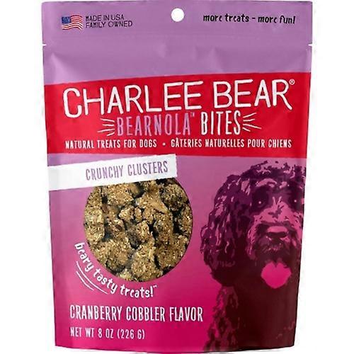 Charlee Bear Charlee Bear Bearnola Bites，8 盎司，蔓越莓鹅卵石