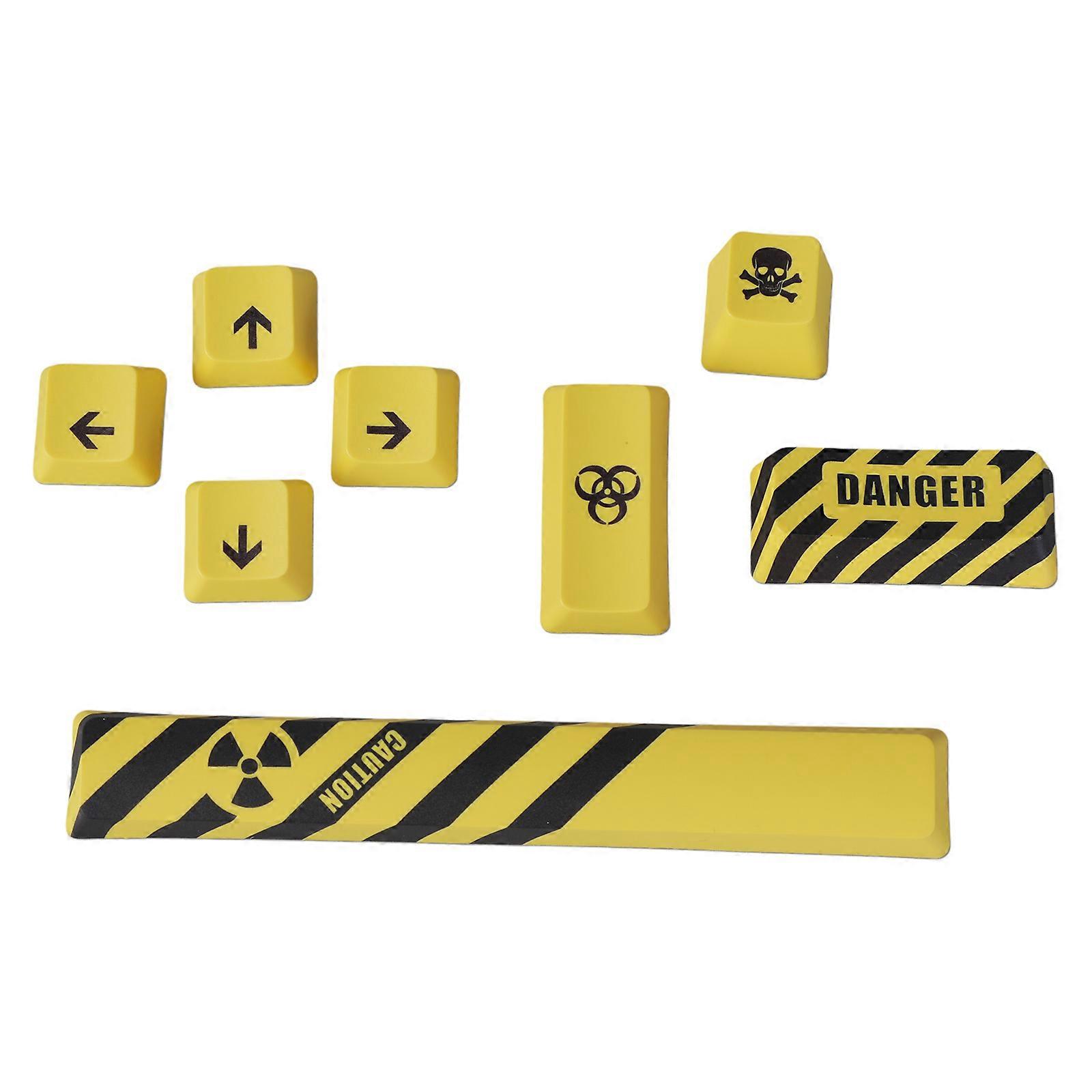 Game Keycaps 10mm OEM Height Space Enter Directions Keycap Set 8PCS for DIY Gaming Mechanical Keycaps