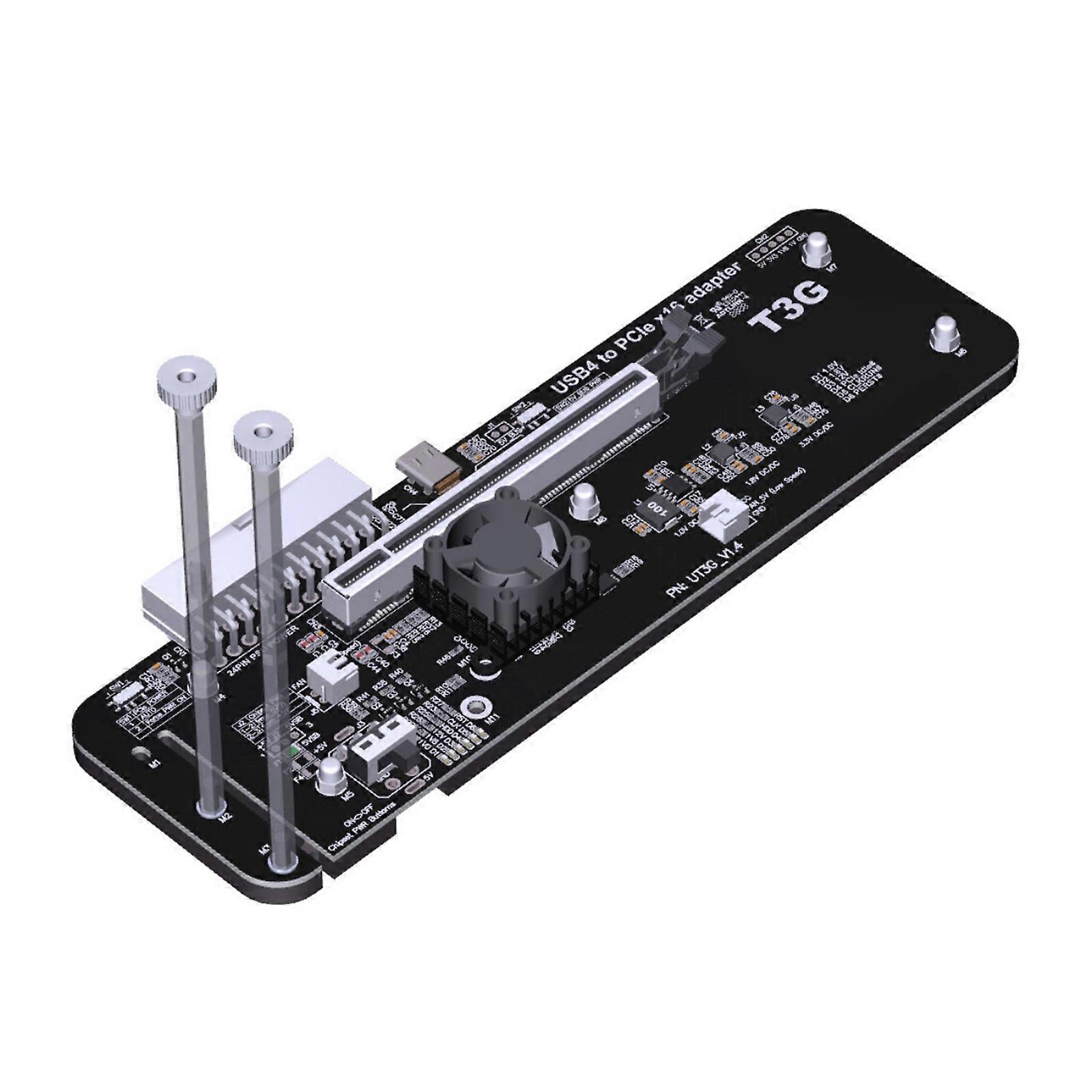 ADT UT3G External GPU Dock Support RTX20+ Graphics Cards 40Gbp USB4.0 to PCIe X16 eGPU Adapter For Laptops And PC